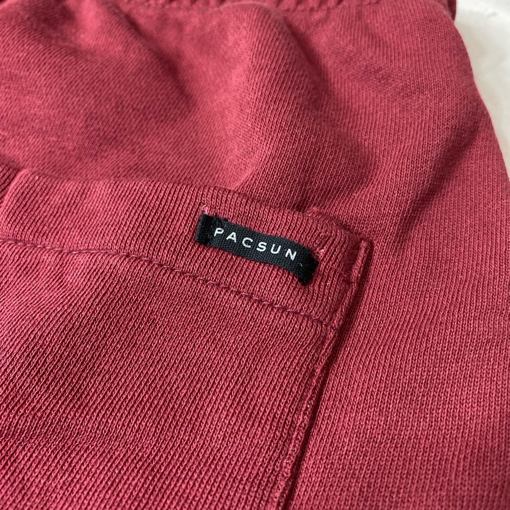 NWT Small Mens PacSun Red Volley Shorts w/ Pockets & Drawstring Waist - Picture 3 of 9